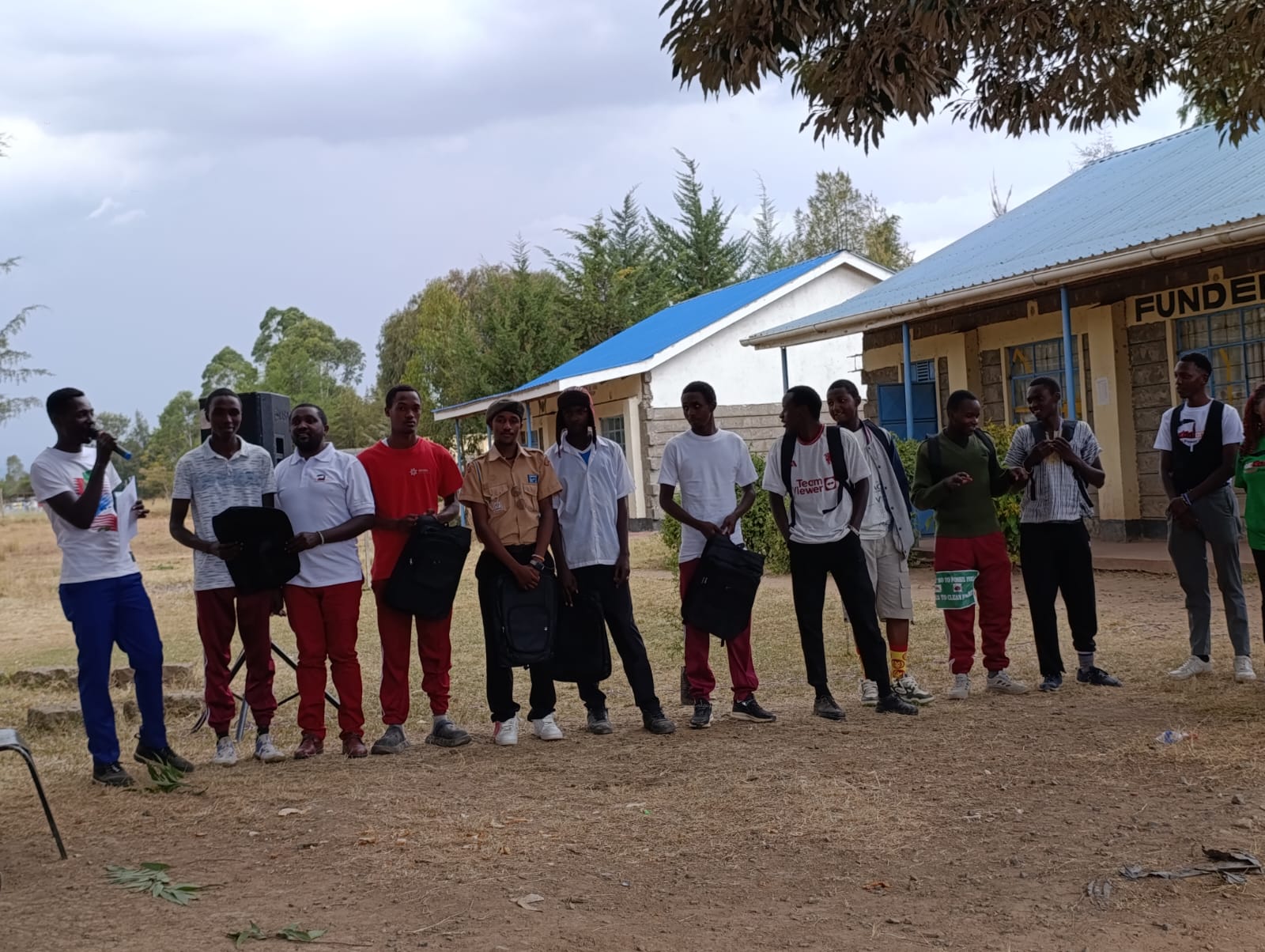 Climate Action Day assembly at Sweetwaters Mixed Secondary School, Laikipia County