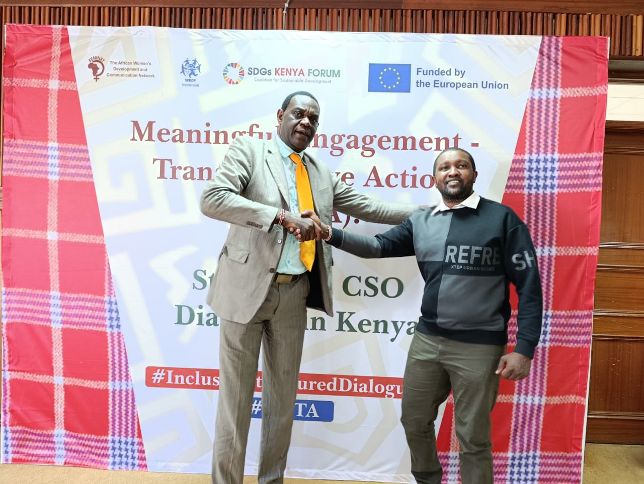 Forum participation and dialogue at the EU–Kenya Civil Society Forum