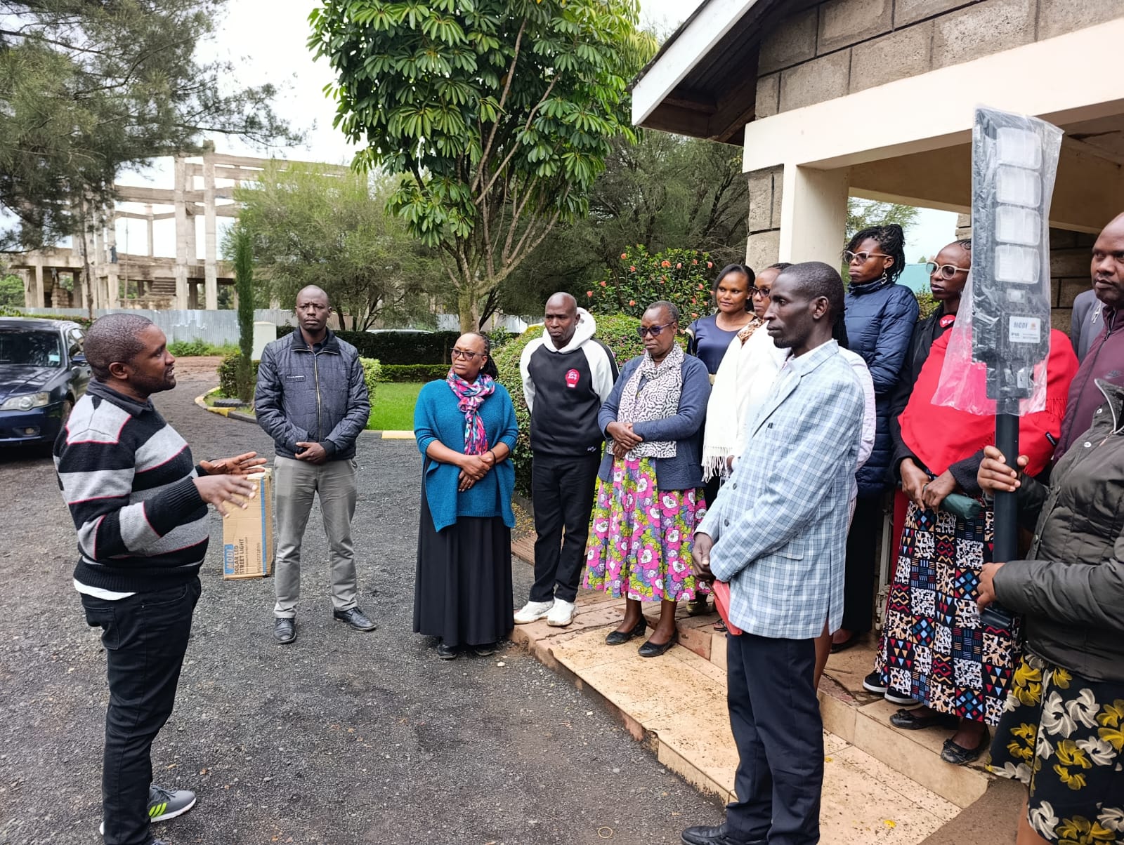 Solar lighting support and school-based clean energy intervention