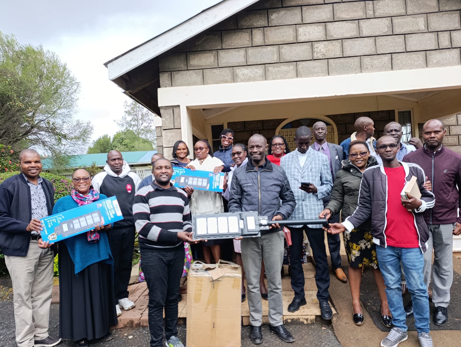 Solar lights delivered to Nanyuki Methodist Education Centre